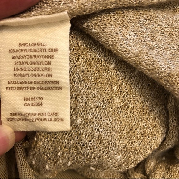 Free People Elegant Beige Sleeveless Dress Size SP - Picture 9 of 9